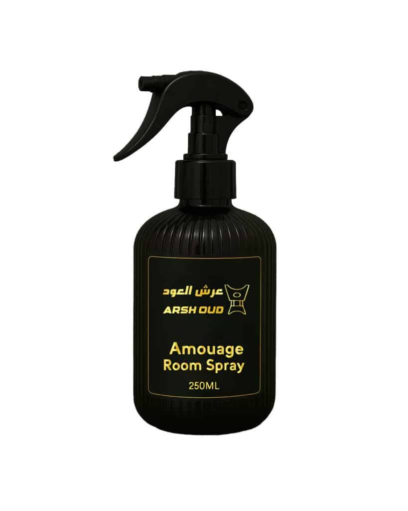 مرش أمواج 250مل من عرش العود – بخاخ فاخر لتعطير الغرف بتركيبة فاخرة من زهور الليمون والمسك والعنبر.