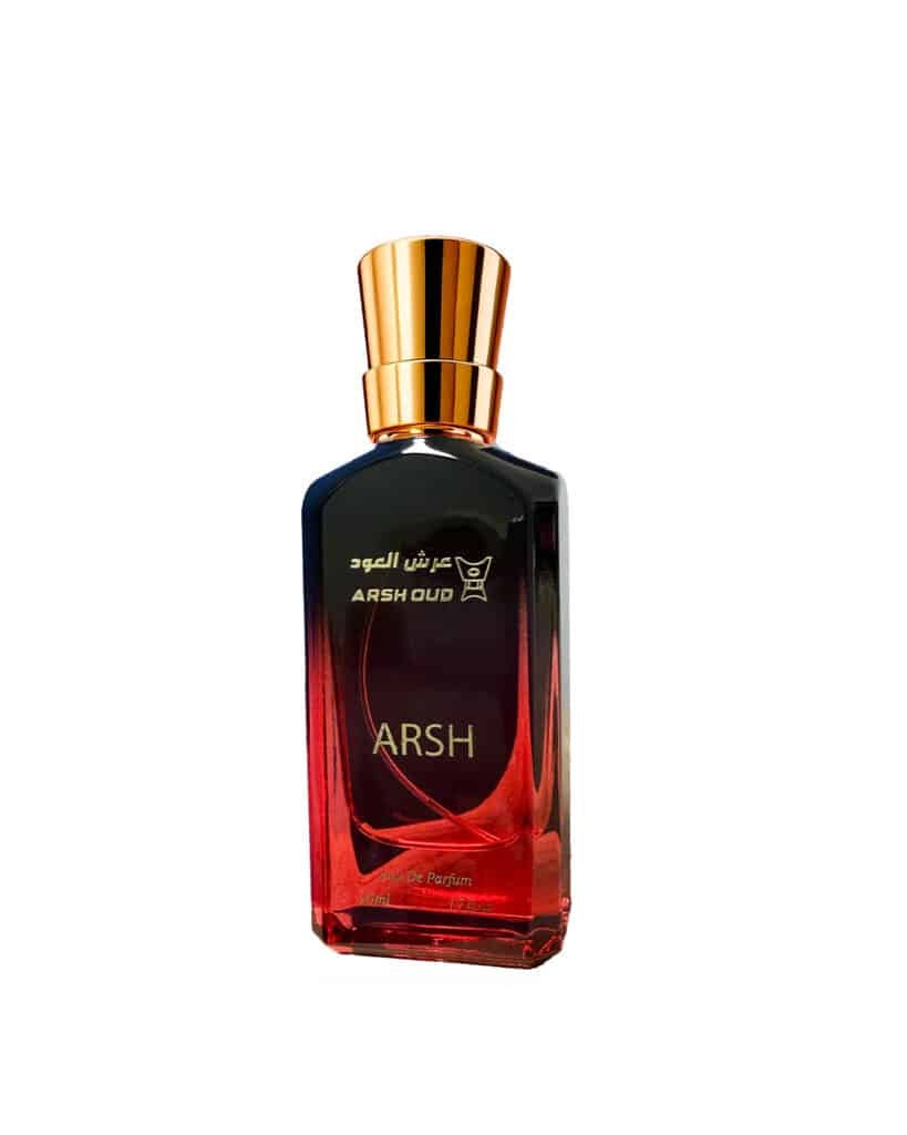 عطر عرش 50مل – برفيوم رجالي فاخر برائحة الزعفران وخشب الأرز | عطور رجالية سلطنة عمان.